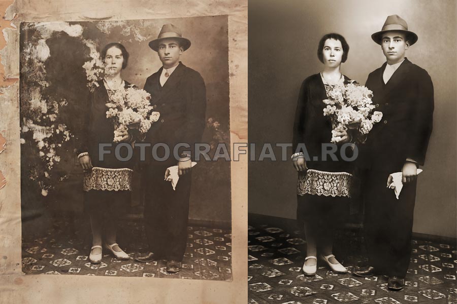 restaurare reconditionare fotografii vechi